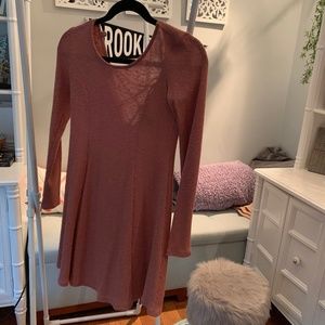 Brand New Sweater Dress With Cool Back